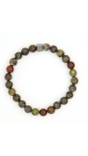 Armband met drakenbloed jaspis
