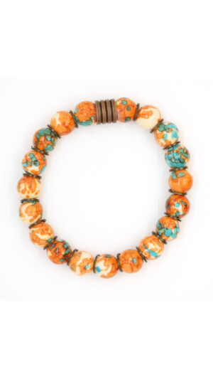 Armband met regen jaspis