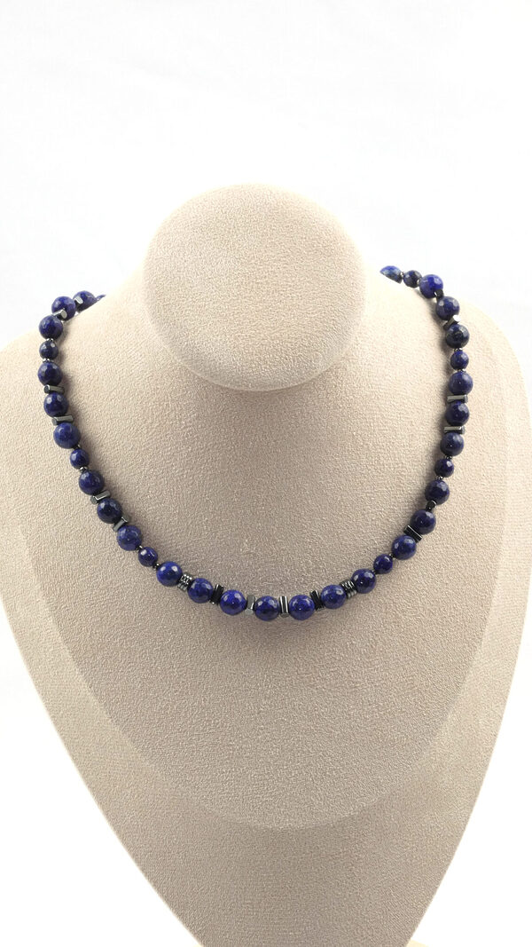 Halsketting met lapis lazuli Edelstenen