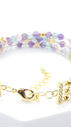 Armband met fluoriet Edelstenen