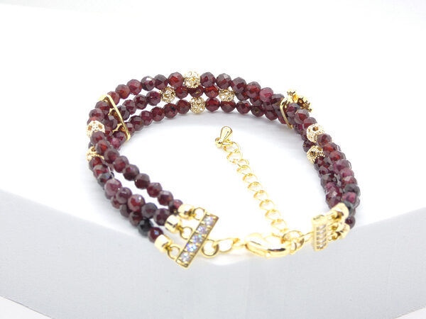 Armband met granaat Edelstenen