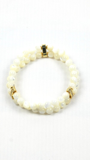Armband van natuurlijk paarlemoer
